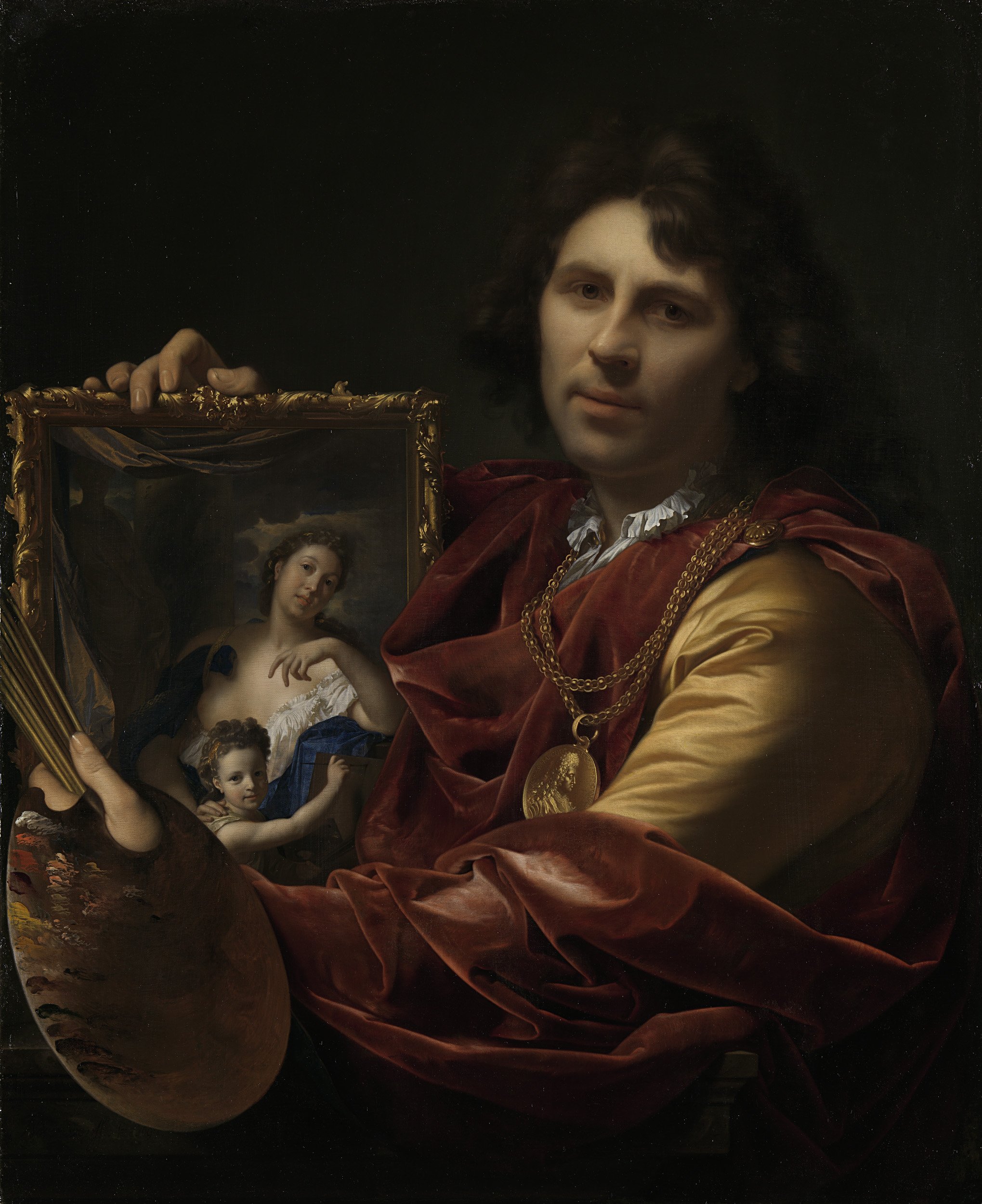 Zelfportret_met_het_portret_van_zijn_vrouw_Margaretha_van_Rees_en_hun_dochtertje_Maria_Rijksmuseum_SK-A-465